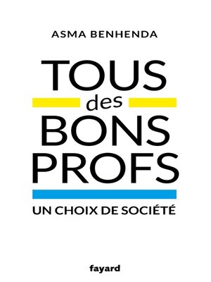 cover image of Tous des bons profs